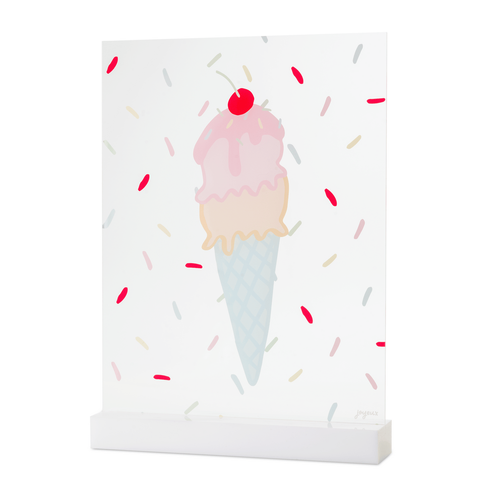 
            
                Load image into Gallery viewer, Ice Cream and Sprinkles Acrylic Table Top Sign
            
        