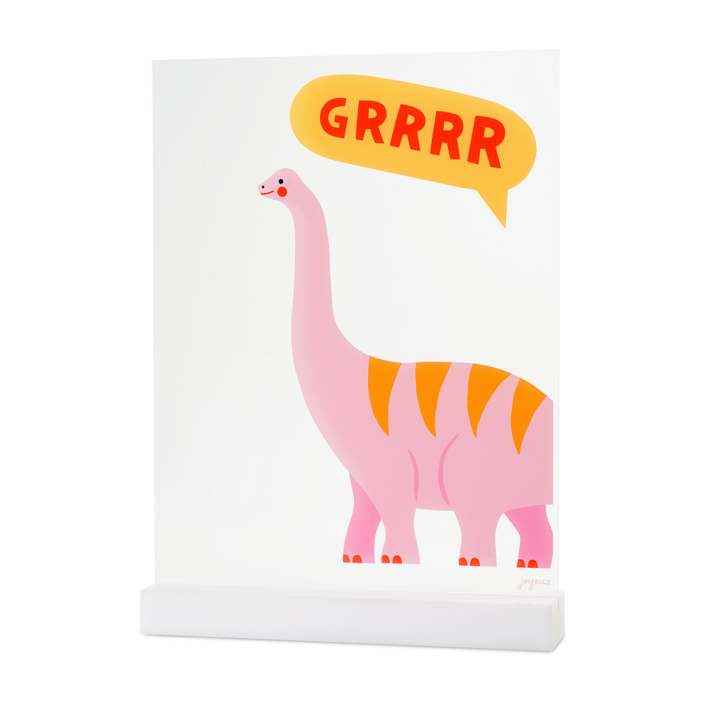 Grrr Dino-Mite Acrylic Table Top Sign