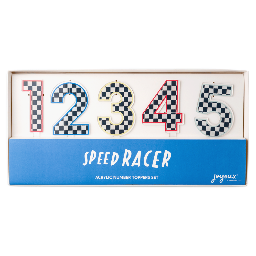 Speed Racer Acrylic Number Set 0-9