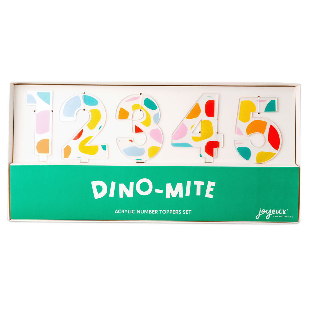 Dino-mite Dinasour Acrylic Number Set 0-9