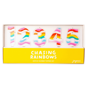 
            
                Load image into Gallery viewer, Chasing Rainbows Acrylic Number Set 0-9
            
        