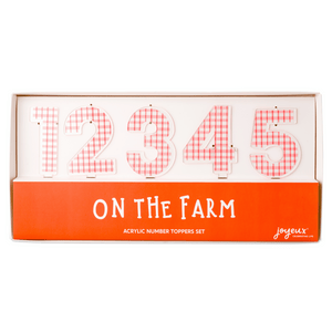 On the Farm Acrylic Number Set 0-9