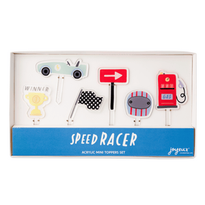 
            
                Load image into Gallery viewer, Speed Racer Acrylic Mini Topper Set
            
        