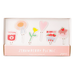 Strawberry Picnic Acrylic Mini Topper Set