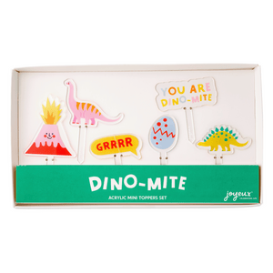 
            
                Load image into Gallery viewer, Dino-mite Dinasour Acrylic Mini Topper Set
            
        
