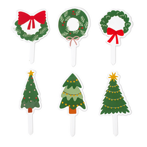 
            
                Load image into Gallery viewer, Merry &amp;amp; Bright Acrylic Mini Topper Set PRE-ORDER
            
        