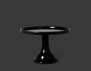 
            
                Load image into Gallery viewer, Ink Black Melamine Cake Stand-Small PRE ORDER
            
        