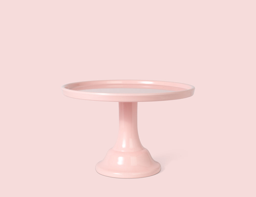 Peony Pink Melamine Cake Stand-Small