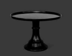 
            
                Load image into Gallery viewer, Ink Black Melamine Cake Stand- Large PRE ORDER
            
        