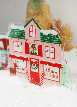 
            
                Load image into Gallery viewer, Merry &amp;amp; Bright Acrylic Christmas Village- Christmas Bakeshop
            
        