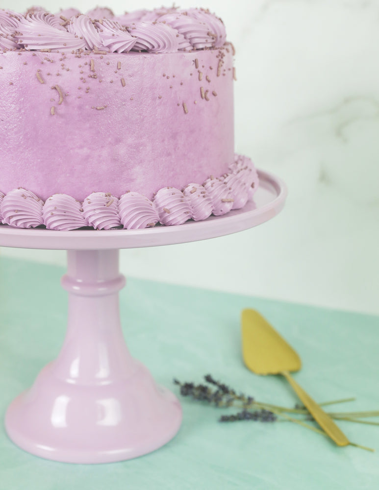 Lilac Purple Melamine Cake Stand- Large