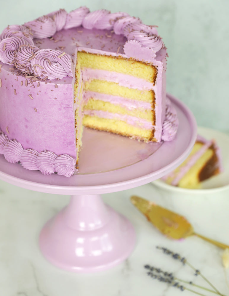 Lilac Purple Melamine Cake Stand- Large