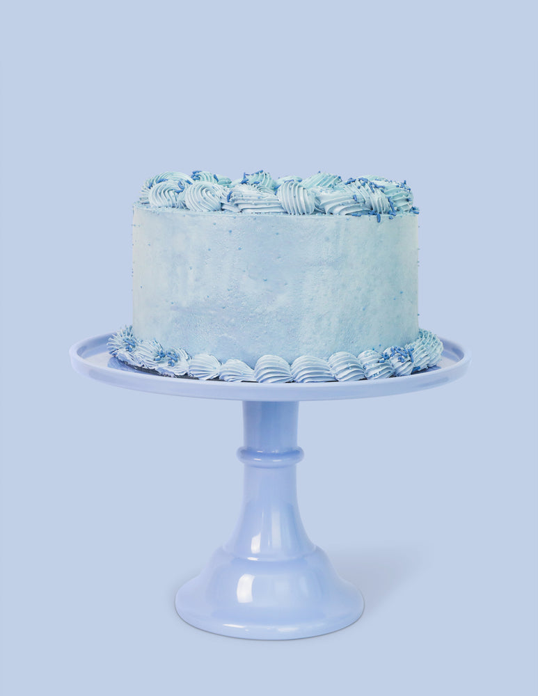 Wedgewood Blue Melamine Cake Stand- Large