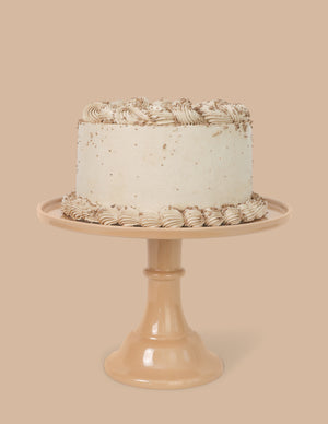 
            
                Load image into Gallery viewer, Latte Brown Melamine Cake Stand- Large
            
        