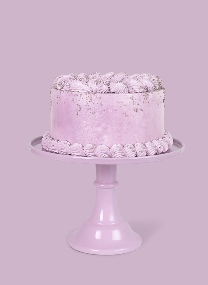 
            
                Load image into Gallery viewer, Lilac Purple Melamine Cake Stand- Large
            
        