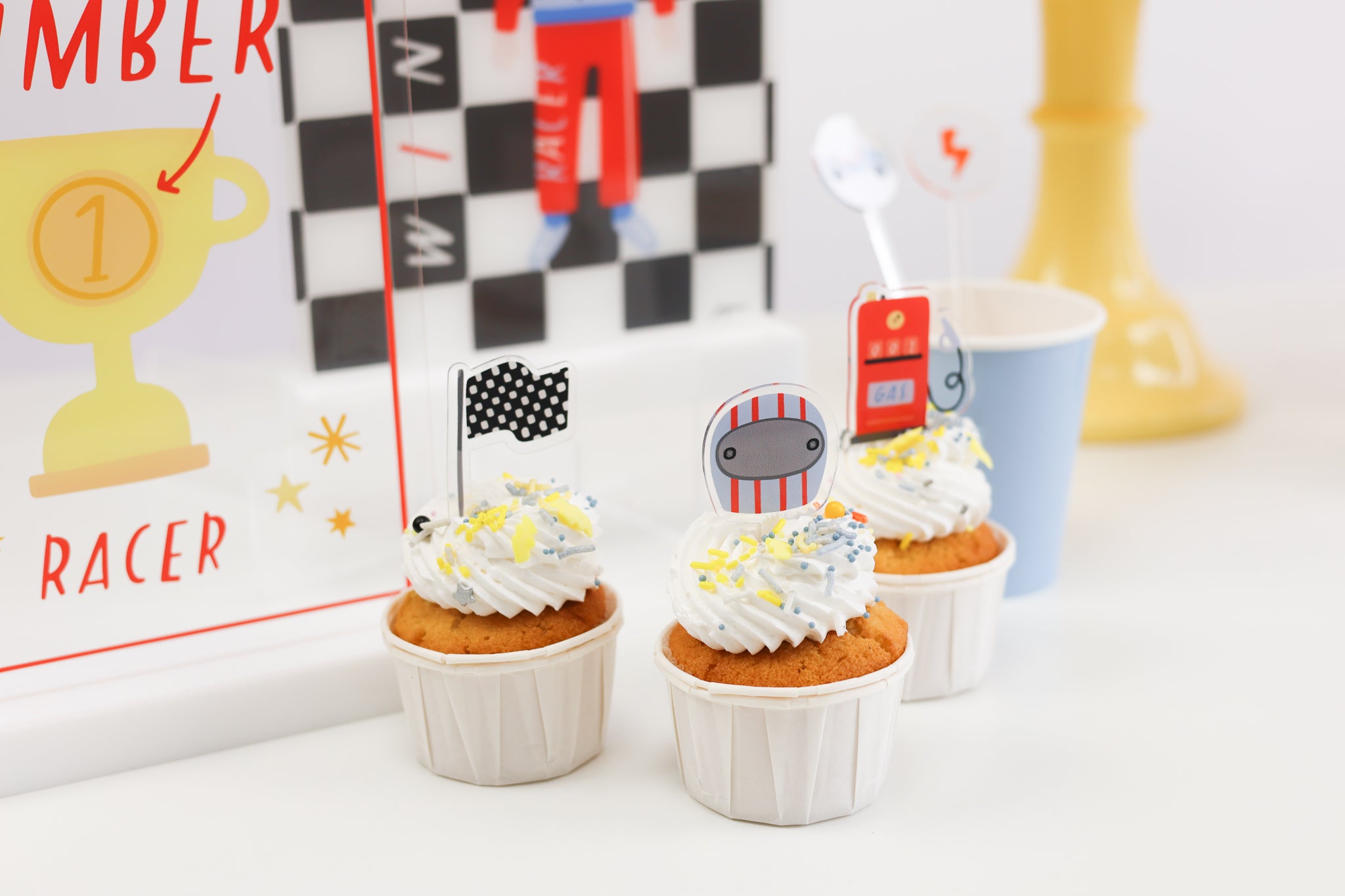 Speed Racer Acrylic Mini Topper Set – Joyeux Company